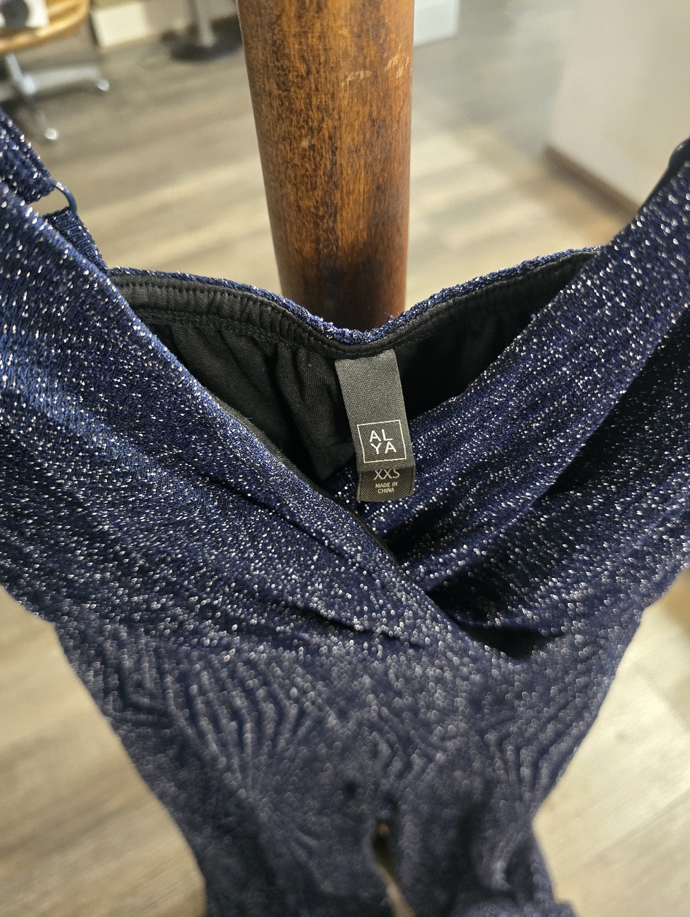 Alya Sparkle Navy Evening Dress